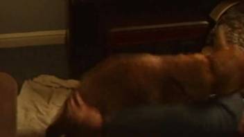 Wild homemade animal sex romp with my friendly retriever