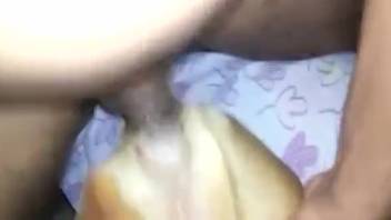 Naked adult video featuring a homosexual male anally penetrating his dog in savage ways
